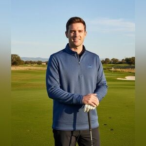 Under Armour Storm Sweater Fleece Half Zip Golf Pullover Style # 1345464